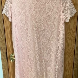 Pink Juicy Couture Lace Dress Size L